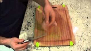 How To Cut A Chicken Breast Into Thin SlicesCooking Tutorial [upl. by Nyhagen330]