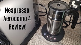 Nespresso Aeroccino 4 Milk Frother Review  Worth upgrading from the Aeroccino 3 [upl. by Yvon]