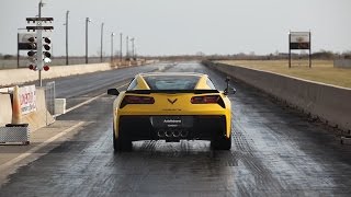 2015 C7 Corvette with 8speed Auto  14 Mile Testing [upl. by Emilio]