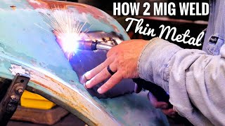 How to MIG Weld THIN Sheet Metal Plus BONUS Content [upl. by Aiela]