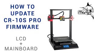 How to update CR10S Pro firmware  LCD and mainboard [upl. by Ailliw]