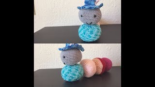 Tuto chenille au crochet [upl. by Neetsuj]