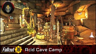 FALLOUT 76  Acid Cave Camp [upl. by Seraphina960]