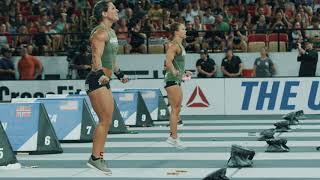 Womens Split Triplet—2019 CrossFit Games [upl. by Airbas]