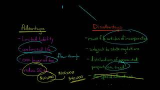 S Corporations  Advantages and Disadvantages [upl. by Jacobine]