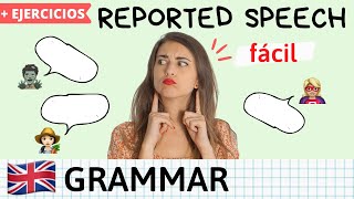 REPORTED SPEECH en inglés  Explicación con ejemplos fácil [upl. by Krasner]