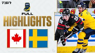 Canada vs Sweden FULL HIGHLIGHTS  2024 World Junior Championship [upl. by Fedora137]