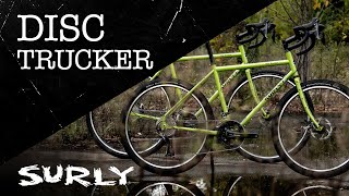 Surly Disc Trucker  GoldStandard Touring Bike  Fully Redesigned [upl. by Zucker82]