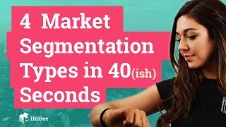 4 Market Segmentation Types in 40ish Seconds [upl. by Germana]