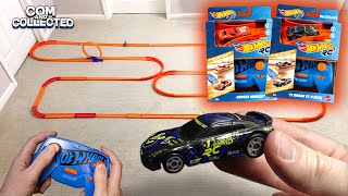 Hot Wheels RC 164 Scale Unboxing Review and Track Test  Nissan GTR R35 and Rodger Dodger [upl. by Marko29]