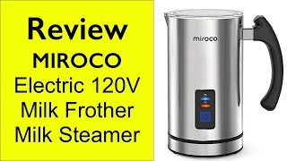 Review Miroco Milk Frother  How to make froth milk at home [upl. by Aihsrop680]