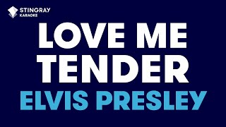 Elvis Presley  Love Me Tender Karaoke with Lyrics [upl. by Ambrosius]