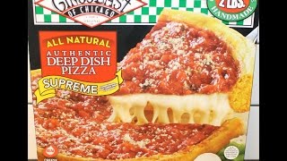 Gino’s East of Chicago Supreme Deep Dish Pizza Review [upl. by Freida438]