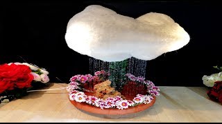 How to make Cloud with Rain and Thunder light  DIY [upl. by Elleret]