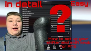 How to Setup your shifter and shift knob for American truck simulator everything you need to know [upl. by Dnalhsa908]