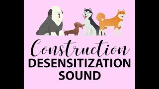 Dog Desensitization Puppy Socialization Construction Noise and Sound [upl. by Rosati144]