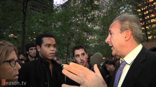 Peter Schiff Speaks for 1 Percent at Occupy Wall Street [upl. by Aihcats200]