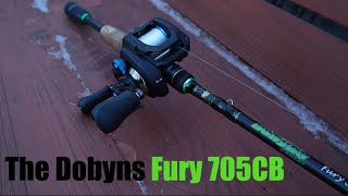 Budget Multipurpose Hard Bait Rod  The Dobyns Fury 705cb InDepth Review [upl. by Critta]