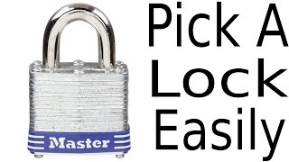 How To Pick A Master Lock Easily [upl. by Artinahs112]