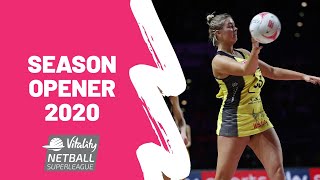 Vitality Netball Superleague Season Opener 2020 [upl. by Nalyorf]