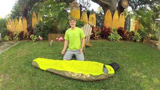 HikingCamping 101 How to Pack a Sleeping Bag [upl. by Horacio147]