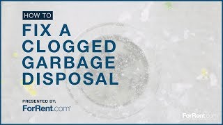 How To Fix A Clogged Garbage Disposal [upl. by Arikaahs435]