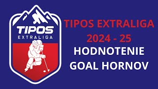 Tipos Extraliga 2024  25  Hodnotenie Goal Hornov [upl. by Chemaram452]