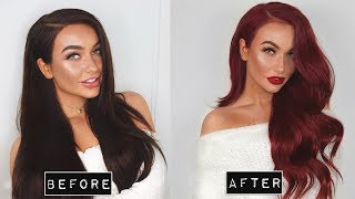 HOW TO Go from DARK BROWN to RED at home in 1 Day [upl. by Gauldin]