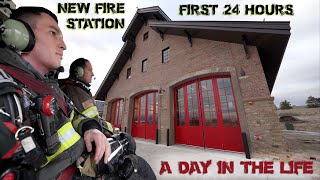 First 24 Hours in a New Fire Station  A Day in the Life [upl. by Sakul954]