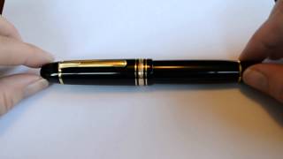 Montblanc Meisterstuck 149 Fountain Pen Review [upl. by Marylee573]