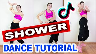 SHOWER BECKY G TIK TOK DANCE TUTORIAL  Shower TikTok Tutorial  Learn Fast amp Easy [upl. by Ellis]