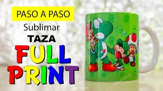 TAZA FULL PRINT paso a paso [upl. by Alistair]