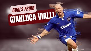 A few career goals from Gianluca Vialli [upl. by Aehs587]