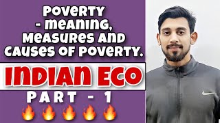 Poverty  Indian economic development  Class  12 [upl. by Idnam]