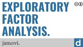 Exploratory factor analysis — jamovi [upl. by Stempien]