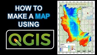 How to Make a Map using QGIS3 [upl. by Alric]