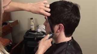 HOW TO CUT Mens Medium  Long Hair with Scissors  Hair Tutorial [upl. by Raff]