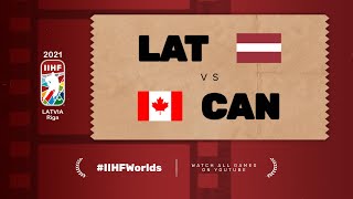 Highlights  CANADA vs LATVIA  IIHFWorlds 2021 [upl. by Nolyarg274]