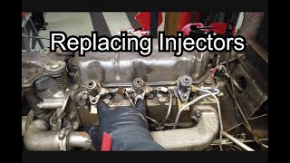 Replacing injectors Diesel Massey 240 [upl. by Anivol]