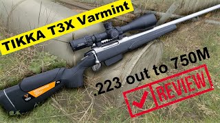 Tikka T3X Varmint 223 Review [upl. by Macur445]