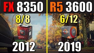 AMD FX 8350 vs Ryzen 5 3600 [upl. by Dich]