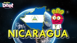 🇳🇮 NICARAGUA Paises del Mundo Mapas Capitales y Banderas [upl. by Tarah408]