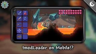 Finally tmodLoader on Mobile  Terraria [upl. by Eneleahs]