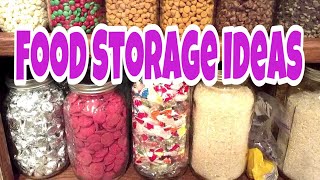 FOOD STORAGE IDEAS Part 2 Great for PREPPERS [upl. by Zed]