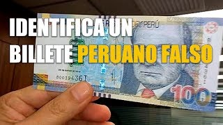 ¿Cómo reconocer un billete verdadero [upl. by Ahsimot]