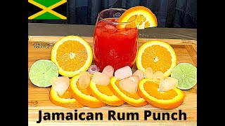 How To Make Authentic Jamaican Rum PunchStep By Step [upl. by Bever]