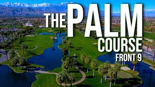 FRIENDLY PALMS  The JW Marriott Palm Course  FRONT 9 Course Vlog w Drone Flyovers [upl. by Alien169]