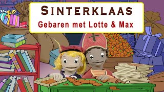 Sinterklaas gebaren met Lotte amp Max  voorstukje aflevering 1 [upl. by Spearing]