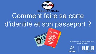 TUTO COMMENT FAIRE SA CARTE DIDENTITÉ ET SON PASSEPORT [upl. by Rhyner314]