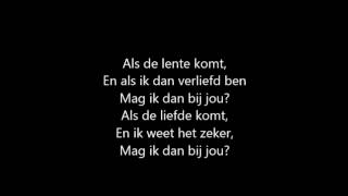 Jeroen van der Boom  Mag ik dan bij jou LYRICS [upl. by Anaib73]